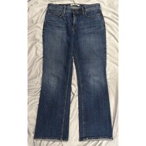 Levi 525 Boot Cut Perfect Waist Womens Size 12 M Dark Wash 32 X 28 Pics For Fit